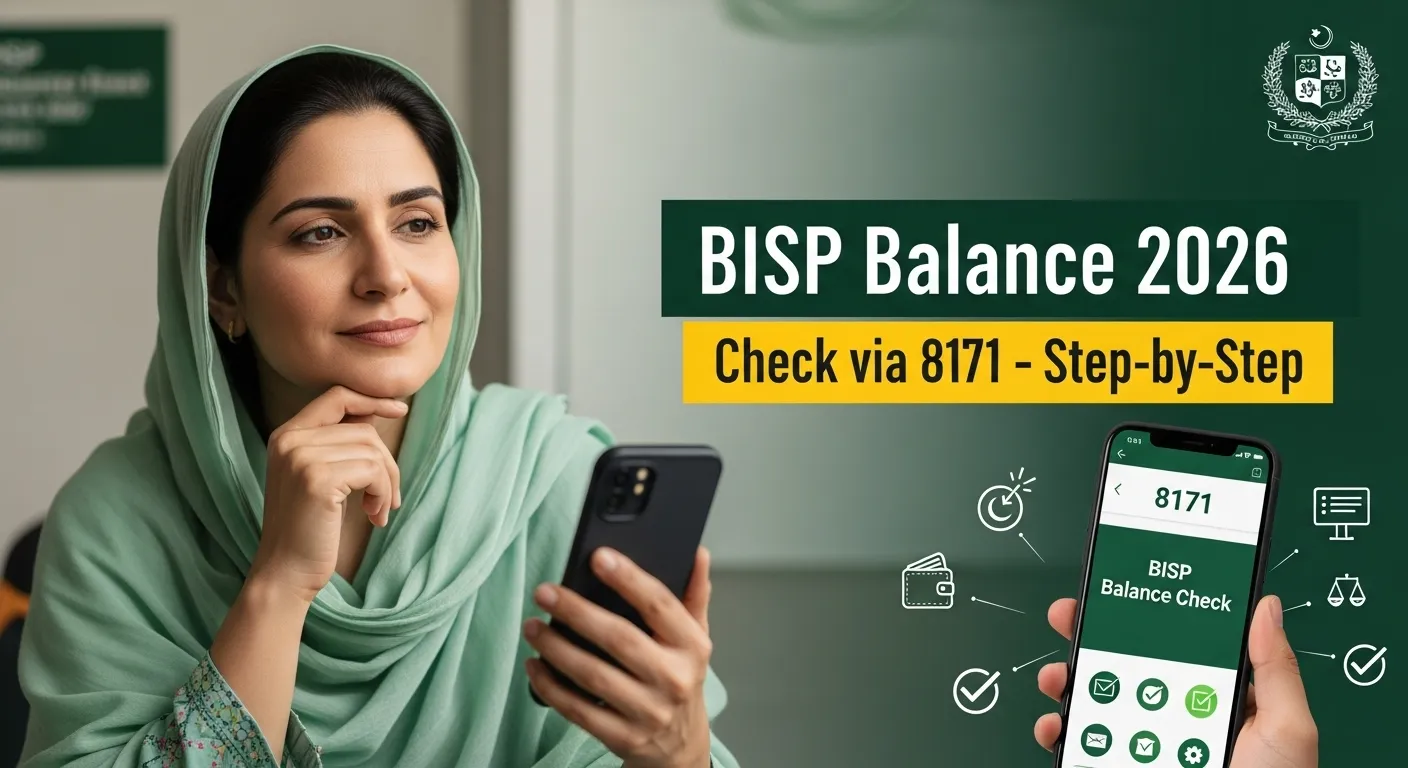 BISP Balance Check 2026 via 8171 – Step-by-Step Guide